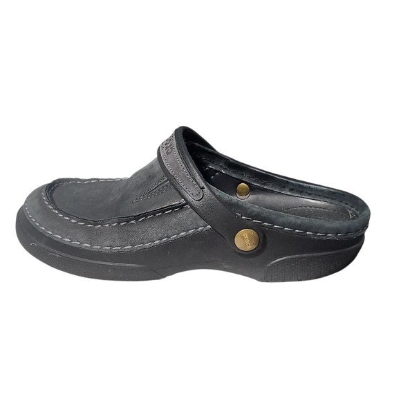 Crocs Mesa Clogs Mens Size 8 Black Herren 10506 Slip On Casual - Picture 1 of 7